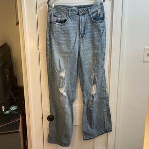 Flare Jeans with Rips